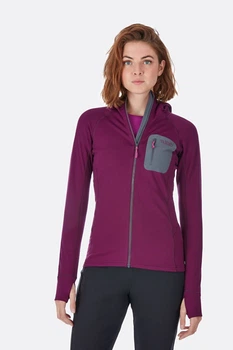 Флисовая кофта Rab Superflux Hoody wmns 12 Малиновий