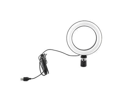 Кольцевая LED лампа для селфи 16 см Ring Light 233-20625417