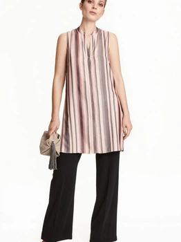 Туника женская H&M 0427700 32 Бежевая (KAY2000000949338_KZ2000000949338)