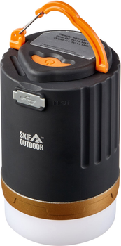 Фонарь кемпинговый аккумуляторный SKIF Outdoor Light Drop Max Black/Orange (3890025)