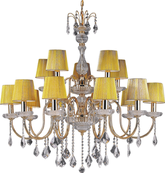 Люстра Wunderlicht Е14 15x60W WL61477-10+5KG для кухни, спальни, гостинной