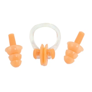 Беруши для плавания с клипсой и от шума Silenta Swim Light Orange (12229)