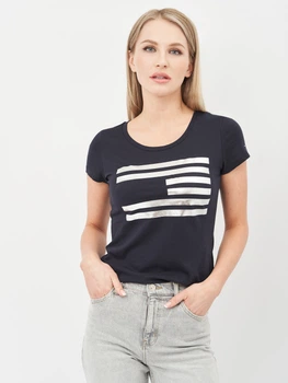 Футболка женская Tommy Hilfiger 10621.1 S Темно-синяя