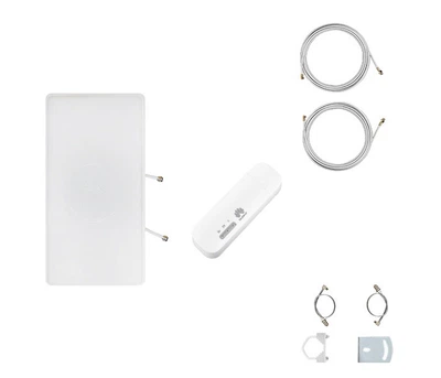 Mimo антенна 3G/4G LTE 2*24 дБи + 10 метров кабеля + пигтейлы + WiFi Huawei E8372