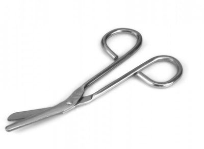 Ножиці медичні для розрізання марлевих пов'язок, довжина 14,5 см