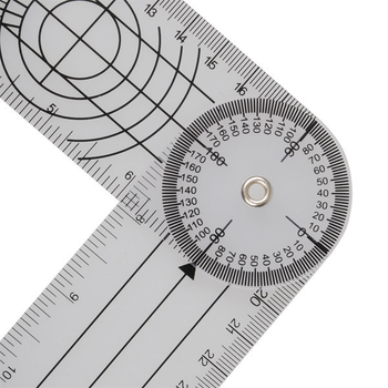 Гониометр линейка ETOPOO 2 для измерения подвижности суставов 380 мм 360°
