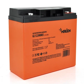 Акумулятор гелевий MERLION GL12200M5 12V 20 Ah GEL