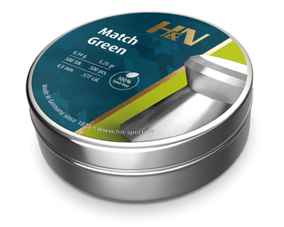 Пули H&N Match Green 0.34g (500шт)