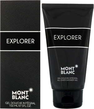 Żel pod prysznic Montblanc Explorer dla mężczyzn o zapachu bergamotki wetiweru i paczuli 150 ml (3386460101073)