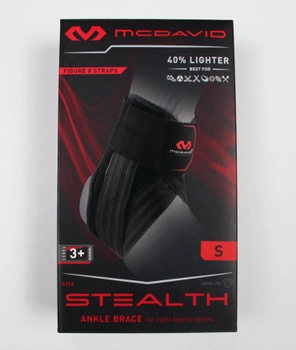 Спортивний бандаж на щиколотку McDavid Stealth Cleat 3+ Ankle Brace(4314) S Черный