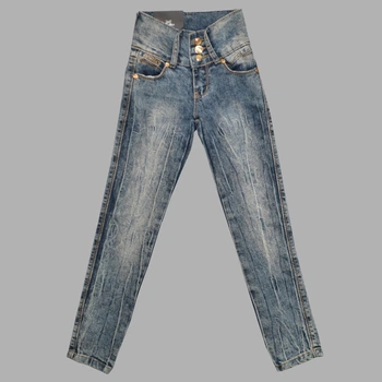 Джинси для дівчинки Hawk Kids 8007 140 см Синій