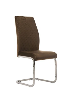 Стул для кухни и гостиной Vetro Mebel S-118 Коричневый вельвет (S-118-brown-velvet)