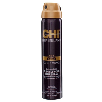 Лак для волос подвижной фиксации CHI Deep Brilliance Finish Flexible Hold Hair Spray 74 г