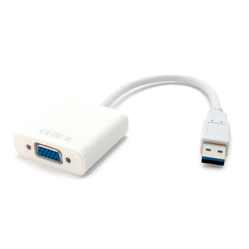 Конвертер USB 3.0(тато) на VGA(мама) 30cm, Пакет Voltronic YT-C-USB3.0(M)/VGA(F)