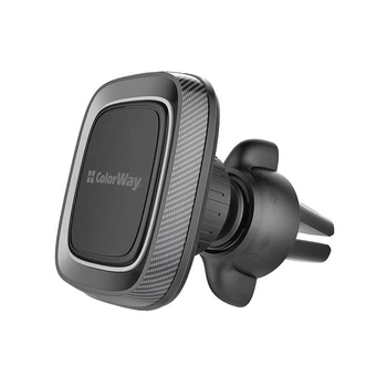 Держатель автомобильный СolorWay магнитный Air Vent-2 Gray (CW-CHM05-GR)