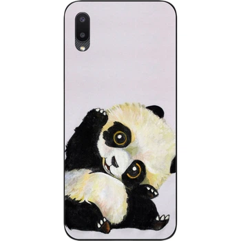 Оригинальный чехол SMTT для Samsung A02 Galaxy A022 с картинкой Пандочка