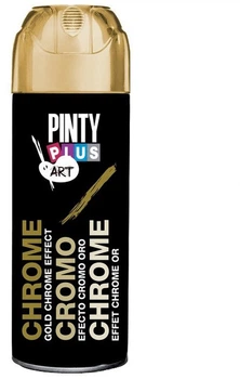 Фарба-аерозоль хром-ефект PINTYPLUS ART & CRAFT 200мл золотий (8429576122008)