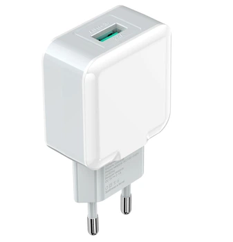 Зарядний пристрій Grand-X CH-03W, 1×USB, 5 В/2,1 А(DL_0B8886CE4A27)