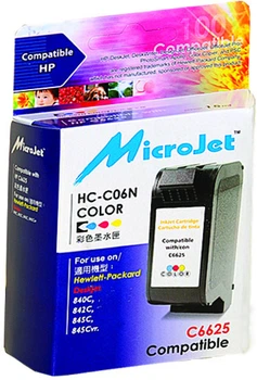 Картридж MicroJet для HP DJ 840C аналог HP 17 (C6625AE) Color (HC-C06N)