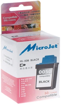 Картридж MicroJet для Lexmark CJ Z12/Z22/Z32 аналог Lexmark 50 (17G0050) Black (HL-50B)