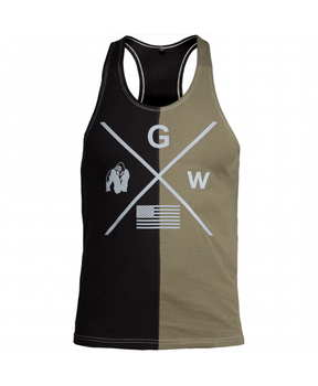 Майка Gorilla Wear Sterling Stringer Tank Top 4XL Черная/Зеленая/Хакки/Комуфляжная (9012340907)