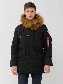 Парка Alpha Industries N-3B Alpine Parka MJN49503C1 XS Black (640631825407)