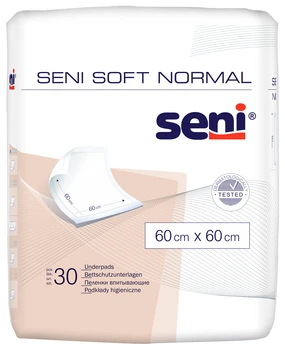 Пелюшки для немовлят Seni Soft Normal 60х60 см 30 шт (5900516692568)
