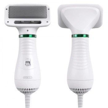 Щітка-фен для шерсті котів та собак 2в1 Lid One Step Grooming Dryer WN-10 масажер гребінець для грумінгу тварин
