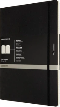 Блокнот недатований Moleskine PRO м'яка який А4 21 х 29,7 см чорний