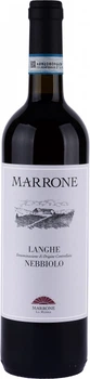 Вино Langhe Nebbiolo DOC Marrone червоне сухе 0.75 л 14% (8029510100521)