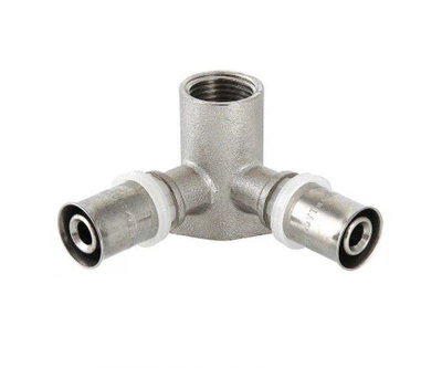 Водорозетка (пресс-фитинг) Valtec DN 16x1/2" проходная магистральная (VTm.234.N.160416)