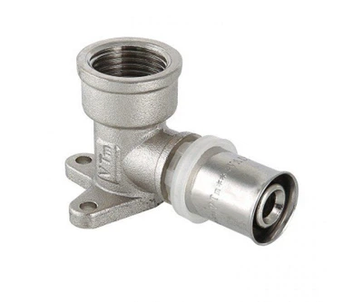 Угольник (пресс-фитинг) Valtec DN 16x1/2" настенный с внутренней резьбой (VTm.254.N.001604)