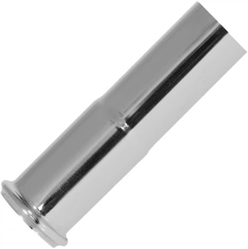 Патрубок-подовжувач хром Ghidini D 32x130 мм. з розтрубом (для умивальників) 841