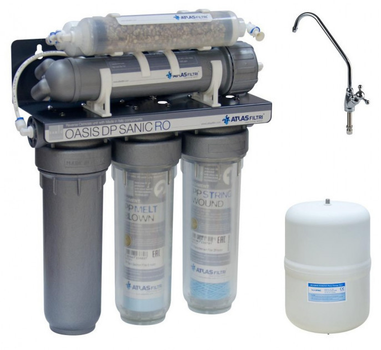 Система обратного осмоса Atlas Filtri OASIS DP-F SANIC PUMP-UV (каркас,насос, лампа) SE6075360
