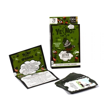 Карткова гра "YES NOT ДаНетки: Шерлок", український DANKO TOYS (YEN-01-04U)