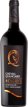 Вино Cheval Quancard Reserve Bordeaux Rouge АОС червоне сухе 0.75 л 11-14.5% (3176481017145)