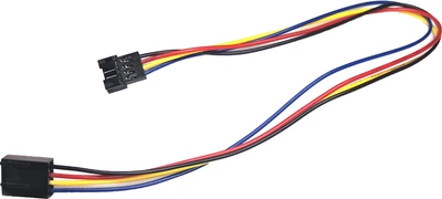 Кабель-перехідник Value для вентилятора JST PH 2.0 4pin Female - Molex KK 4pin Male 0.27 м Різнокольоровий (S0902)