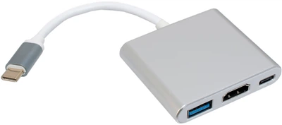 Переходник Адаптер Patron USB Type-C - HDMI/USB 3.0/TYPE-C 0.1 м PN-TYPE-C-HUB (ADAPT-PN-TYPE-C-HUB)