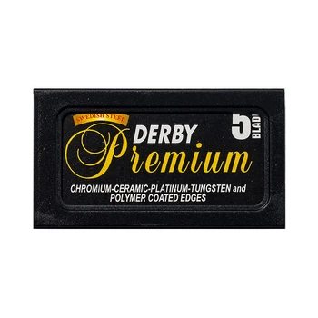 Лезвия двусторонние Derby Black Premium 5шт