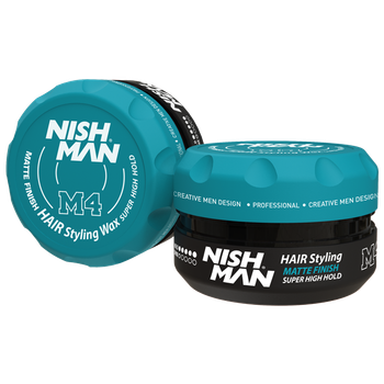Матовая помада для укладки волос Nishman Matte Pomade М4 100мл