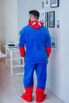 Пижама Кигуруми взрослая BearWear Человек Паук Красно-синий (K1W1-0088)