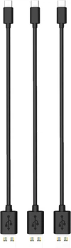 Кабель Timstool USB to Type-С 0.21 м 3 шт Black (DC21-TC-BL)