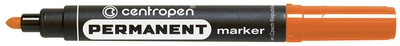 Набір перманентних маркерів Centropen 2.5 мм 10 шт. Жовтогарячий (8566/06)
