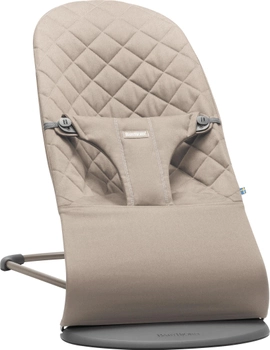 Кресло-шезлонг Baby Bjorn Balance Sand Grey Cotton Серый (6017)