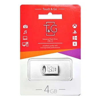 Накопичувач 4GB T&G 105 Metal (TG105-4G)