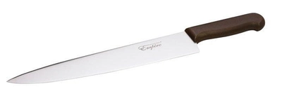 Нож Empire профессиональный с коричневой ручкой L 380 мм