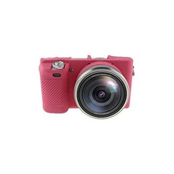 Защитный силиконовый чехол для фотоаппаратов SONY A6000 - красный