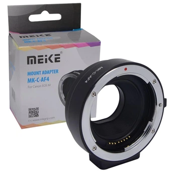 Адаптер-переходник - автофокусный Meike MK-C-AF4 для беззеркальных камер Canon EOS M - объектив Canon EF-EF-S