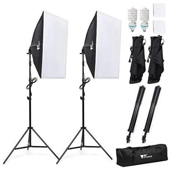 Комплект AMZDEAL PS-SYP-001 (2 x софтбокса - 50 x 70 см, 2 x стойки, 2 лампы - сумка для переноски)