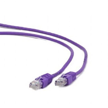 Патч-корд Cablexpert (PP6-0.25M/V) FTP, литой, 50u "штекер с защелкой, 0.25 м, фиолетовый